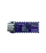 Плата модуля зарядки SI2722A від Scream Industries з роз'ємом USB Type-C, вигляд зверху