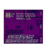 Зворотній бік DC/DC перетворювача Scream Industries з маркуванням 5/9/12V MAXin 12S