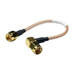 Коаксіальний кабель SMA Straight Plug до SMA Right Angle Plug на основі RG-316/U з подвійним екрануванням