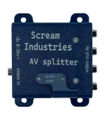 Активний відеорозгалужувач Scream Industries AV Splitter 1×4, контактні майданчики та кріпильні отвори